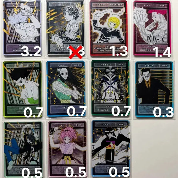 [BUNJANG] Hunter x Hunter Status Acrylic Standee - Killua, Gon, Kurapika, Chrollo, Hisoka / 헌터헌터 스테이터스 아크릴 키르아 곤 크라피카 클로로 히소카