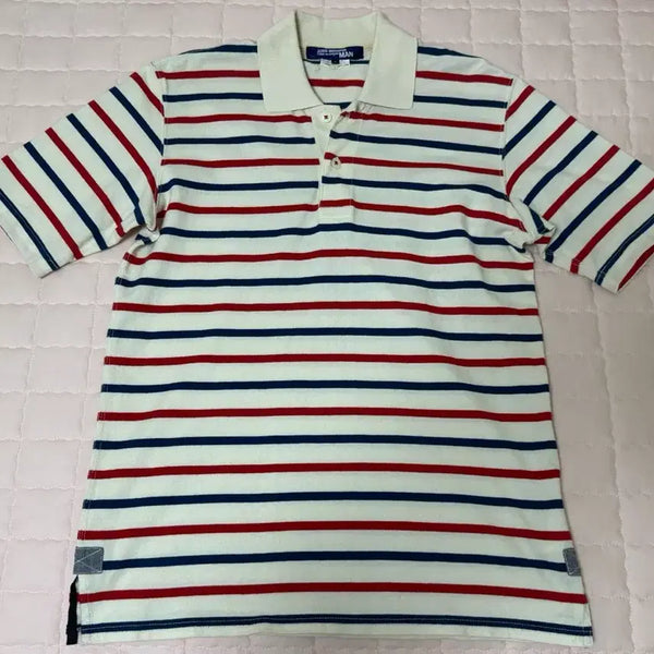[BUNJANG] Junya Watanabe x Comme des Garçons Logo Collar T-shirt L / 준야와타나베x꼼데가르송 카라티 반팔티셔츠 L