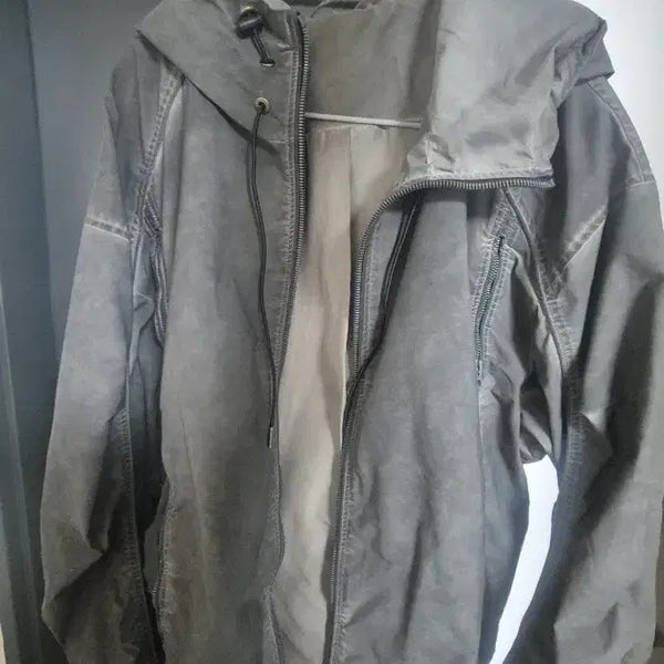 [BUNJANG] Hooded Zip-Up Jumper Gray Size 105 / 후드 집업 점퍼 그레이 105