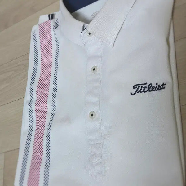 [BUNJANG] Titleist Golf Wear Short-Sleeve Polo Shirt White / 타이틀리스트 골프웨어 반팔 카라티 화이트 95 가슴단면 50