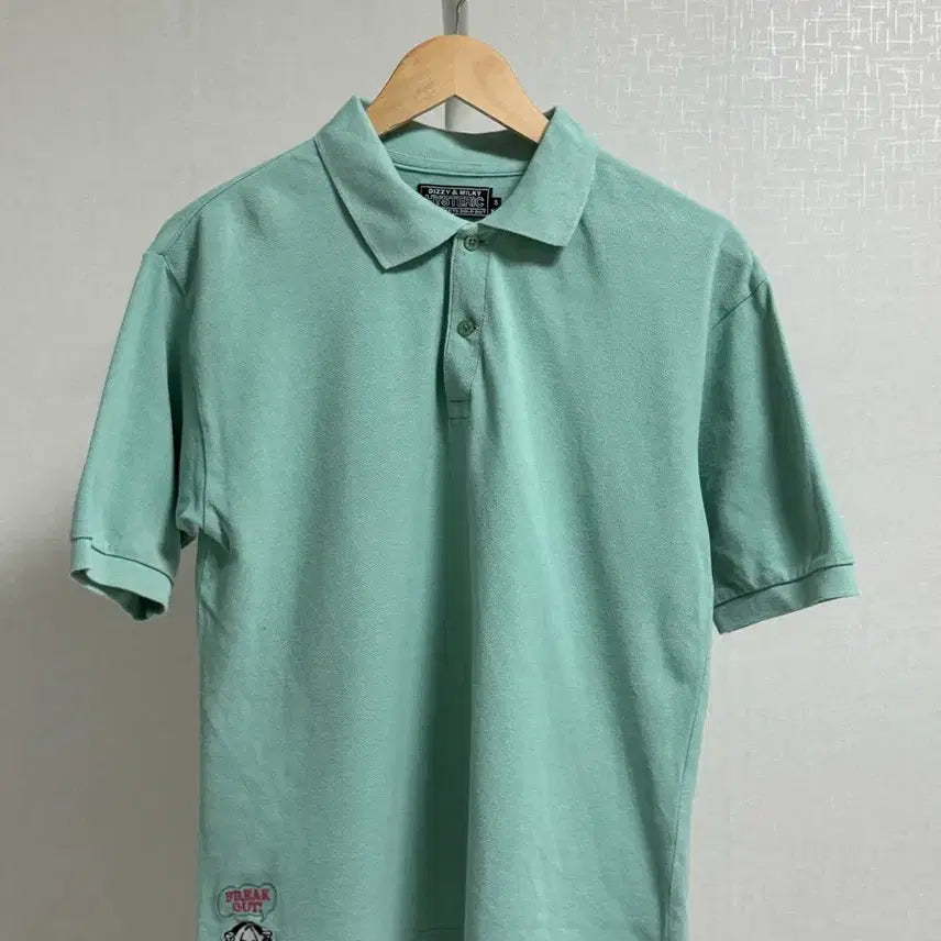 [BUNJANG] Hysteric Glamour Mint Polo Shirt / (S)히스테릭글래머 민트 폴로 셔츠