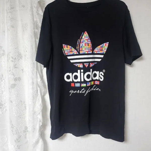 [BUNJANG] Adidas Big Logo T-Shirt Black / 아디다스 반팔티셔츠 블랙