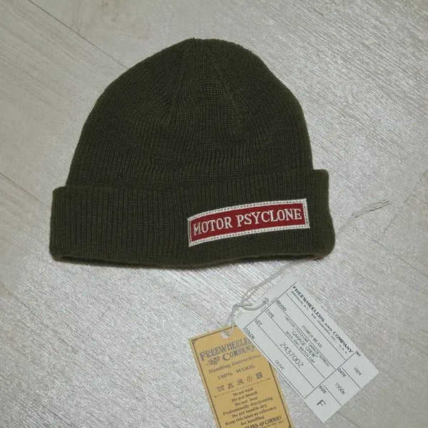 [BUNJANG] Freewheelers Motorcyclon Wool Knit Watch Cap Olive / 프리휠러스 모터사이클론 울니트 와치캡 팝니다