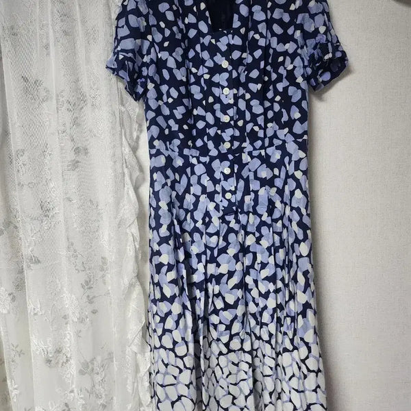 [BUNJANG] Daks Floral Print Midi Dress / 닥스 꽃무늬 원피스