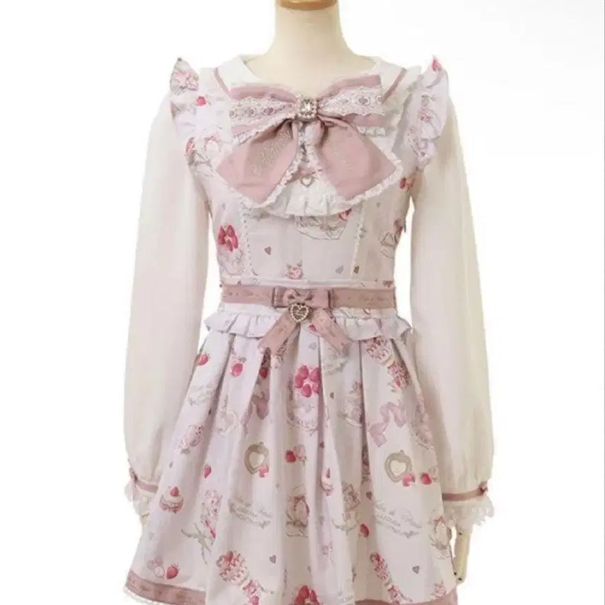 [BUNJANG] Liz Lisa Salon de Place Dress Set / 리즈리사 lizlisa 살롱 드 프레이스 원피스 양산형 지뢰계 셋업