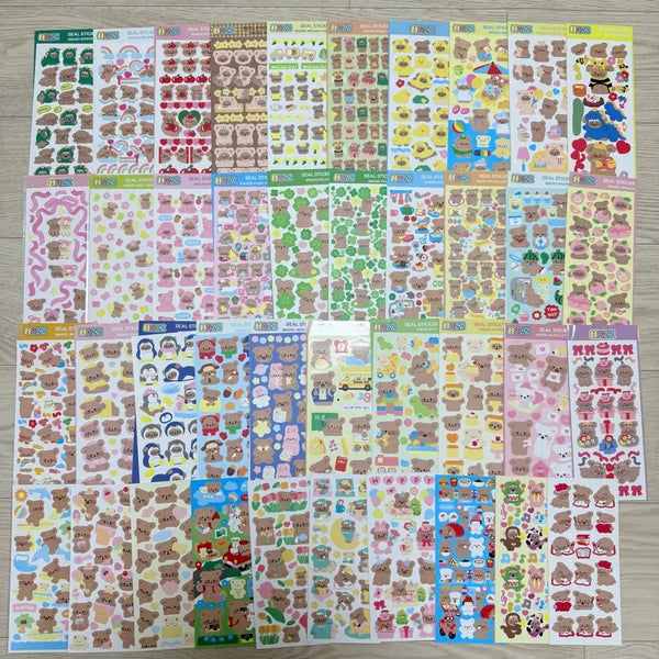 [BUNJANG] Hatzu Seals 40pc Bundle Set / 하쯔 씰스 40장 일괄