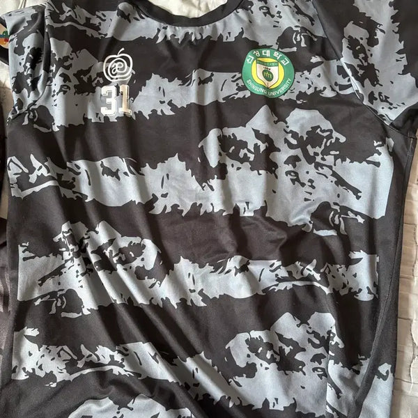 [BUNJANG] Shinseong University Football Club Training Half-Sleeve Shirt (Size 105) / 신성대학교 축구부 트레이닝복 반팔 105