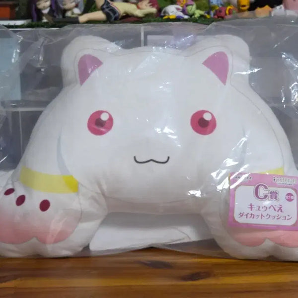 [BUNJANG] Puella Magi Madoka Magica Ichiban Kuji Kyubey Plush Cushion (Prize C) / 마법소녀 마도카 마기카 이치방쿠지 큐베 인형 쿠션 C상