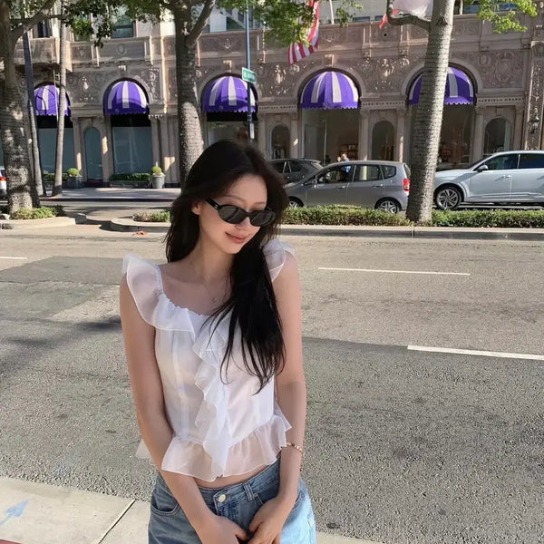 [BUNJANG] Leplaine Ruby Blouse Ivory S / 르플레인 루비 블라우스 아이보리 s