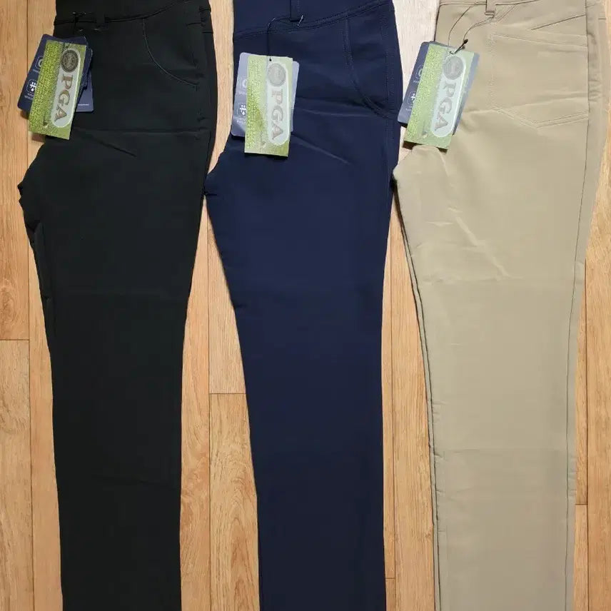 [BUNJANG] PGA Golf Pants Black/Navy/Beige Size 27 / PGA 골프바지 블랙/네이비/베이지 27,새상품