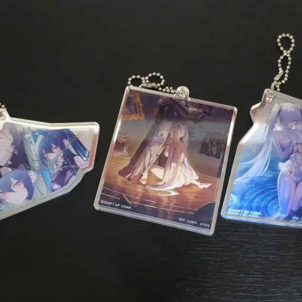 [BUNJANG] Nier: Automata Accessory Acrylic Keyring Bundle Set / 니케 하위상 아크릴 키링 3개 일괄