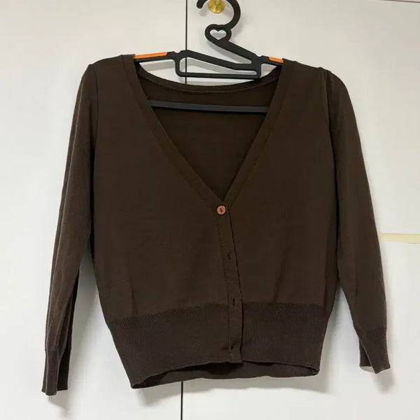 [BUNJANG] Brown Cardigan / 가디건