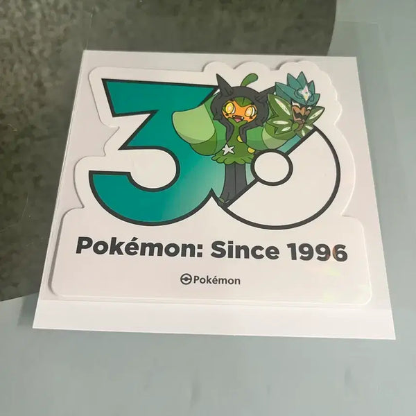 [BUNJANG] Pokemon 30th Anniversary Sticker - Ogerpon (Teal Mask) / 포켓몬 30주년 스티커 오거폰 - 벽록의 가면