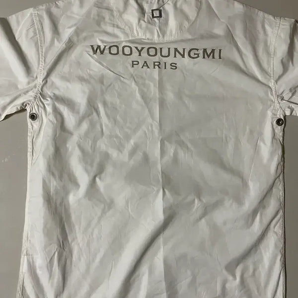 [BUNJANG] Wooyoungmi Nylon Short Sleeve T-Shirt / 우영미 나일론 반팔티셔츠