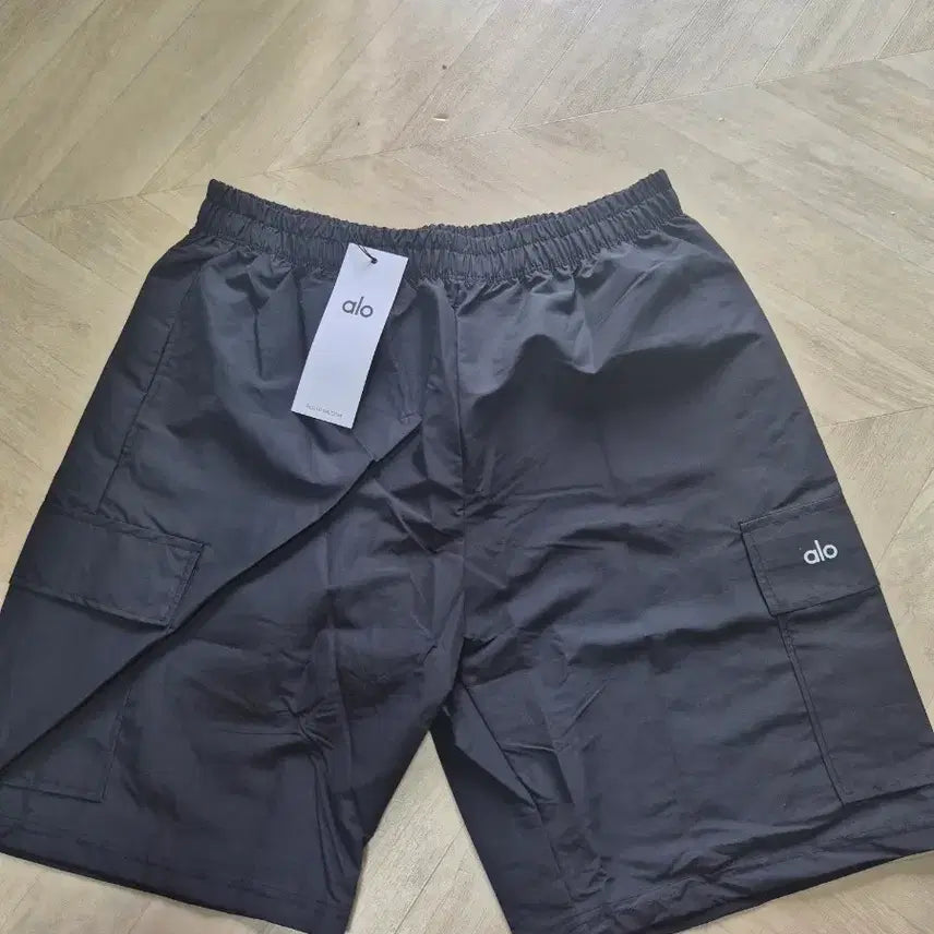 [BUNJANG] ALO Training Shorts Black / 알로 트레이닝 반바지 블랙