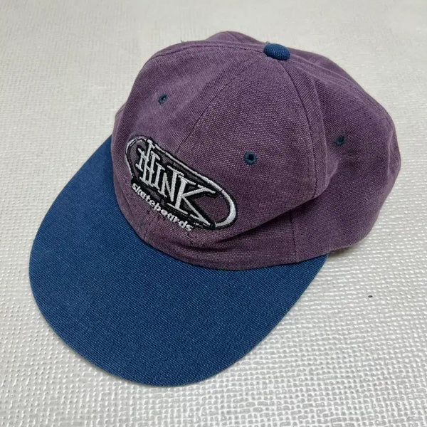 [BUNJANG] THINK Skateboards 90s Vintage Cap Purple/Navy One Size / 90s 씽크 스케이트보드 캡 모자 퍼플/네이비 free