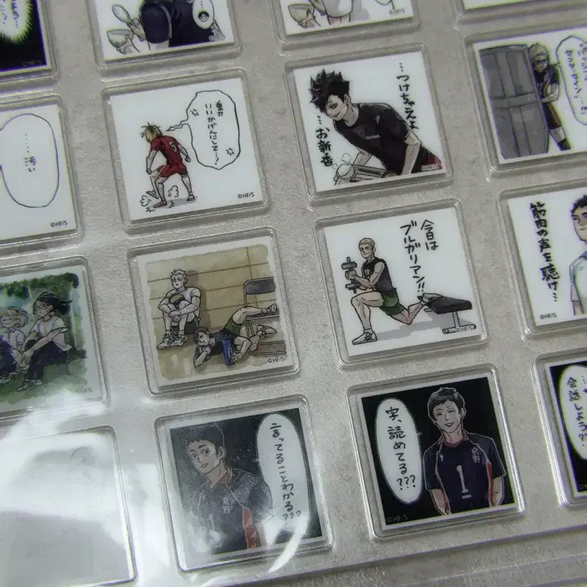 [BUNJANG] Haikyu!! Giga Jump 2022 Acrylic Tile Set & Kita/Kanoka Acrylic Stand / 미개봉) 하이큐 기가점프 2022 응모 아크릴 타일 세트 & 키타 카노카 아크릴