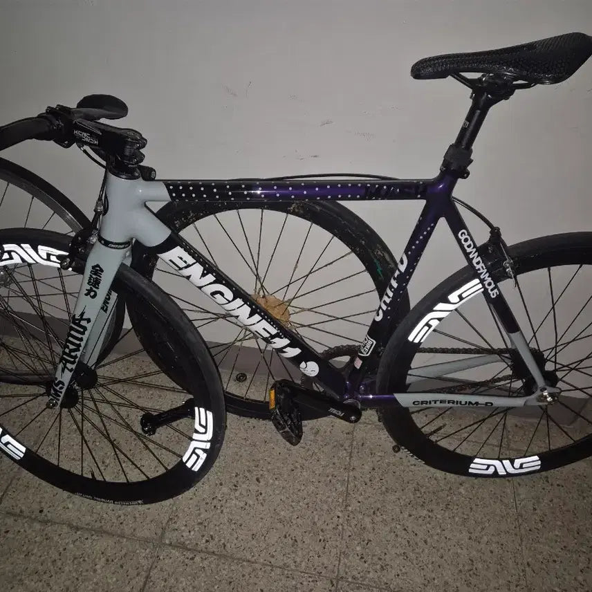 [BUNJANG] Engine11 Crit-D Eggplant Bicycle / 엔진11 크릿디 에그플랜트 브래이크 다 있 내릴때까지 안팔림