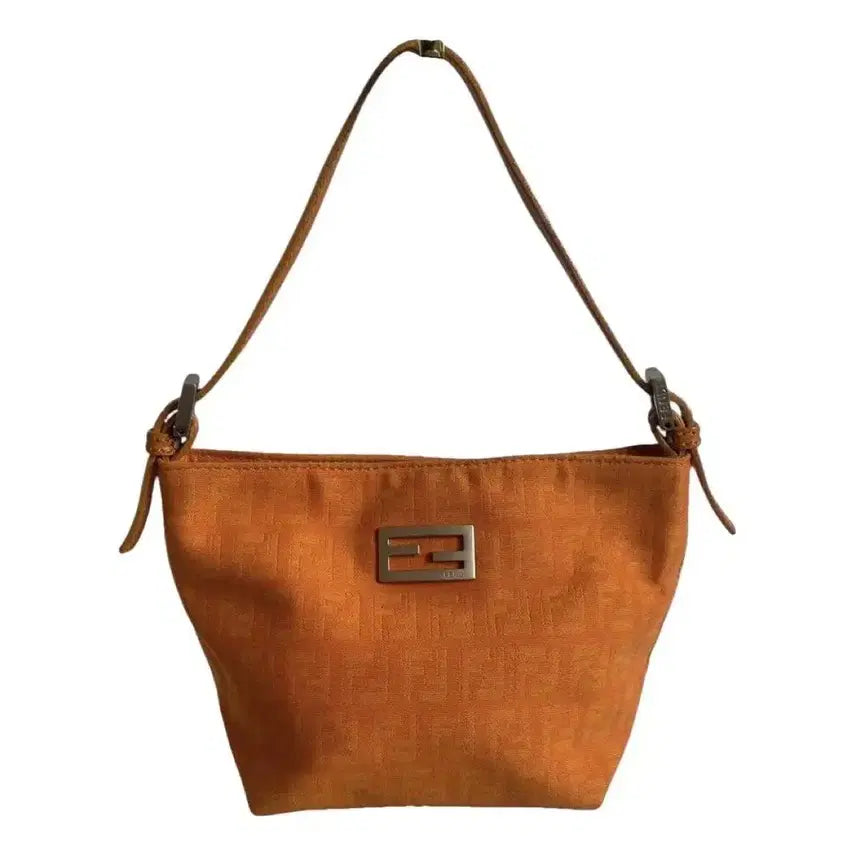[BUNJANG] Fendi FF Logo Jacquard Mini Pouch Bag / Mini Shoulder Bag (Pochette) / 펜디 FF 로고 자카드 미니 파우치백 / 미니 숄더백 (포쉐트)