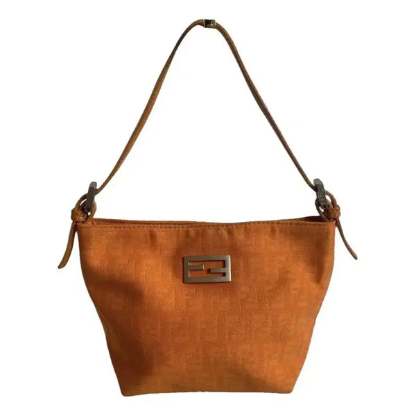 [BUNJANG] Fendi FF Logo Jacquard Mini Pouch Bag / Mini Shoulder Bag (Pochette) / 펜디 FF 로고 자카드 미니 파우치백 / 미니 숄더백 (포쉐트)