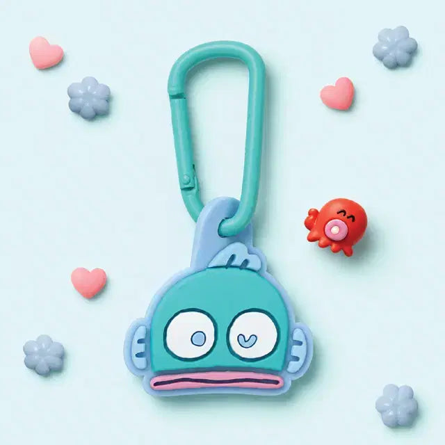 [BUNJANG] Hangyodon Wink Mascot Carabiner Keychain / 한교동 윙크 마스코트 카라비너 키링