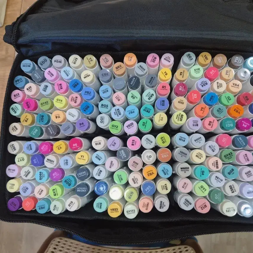 [BUNJANG] OOFUHU Honolulu Brush Marker Set (168 Colors) / 오후후 호놀룰루 마카 168색