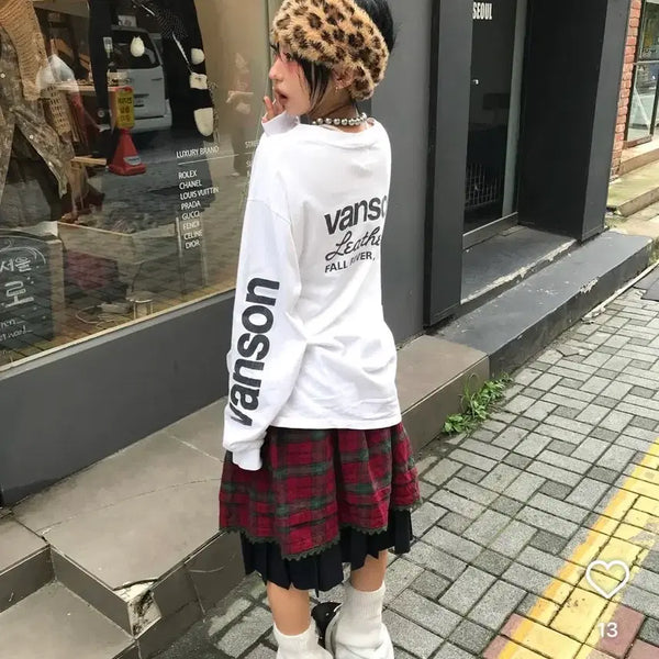 [BUNJANG] Swinging Seoul Layered Skirt / 스윙잉서울 레이어드 스커트