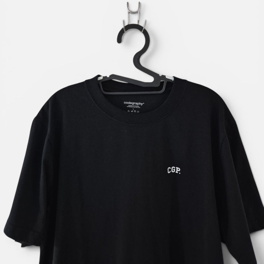[BUNJANG] Code Graphy Cotton Poly Short Sleeve T-Shirt / [L]코드그라피 반팔티 면 폴리