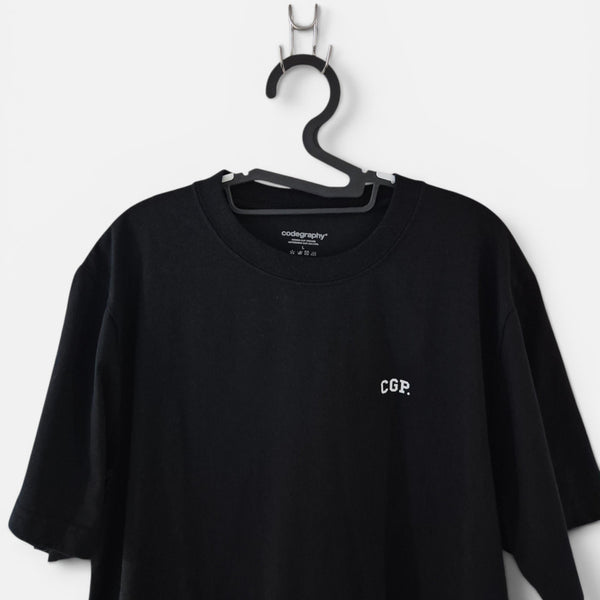 [BUNJANG] Code Graphy Cotton Poly Short Sleeve T-Shirt / [L]코드그라피 반팔티 면 폴리