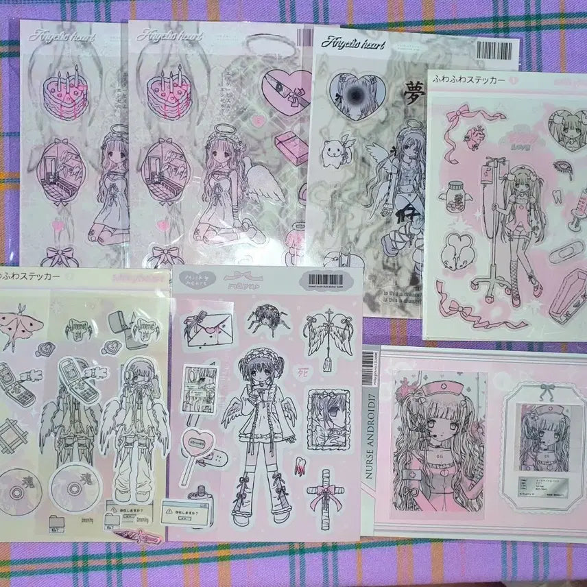 [BUNJANG] Milkyheart Sticker Photocard Bundle Set / 밀키님(밀키하트) 단종 스티커 포토카드 일괄
