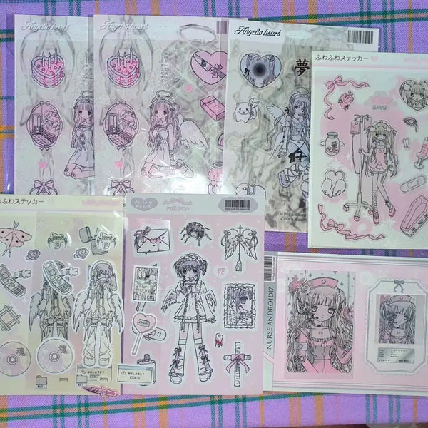 [BUNJANG] Milkyheart Sticker Photocard Bundle Set / 밀키님(밀키하트) 단종 스티커 포토카드 일괄