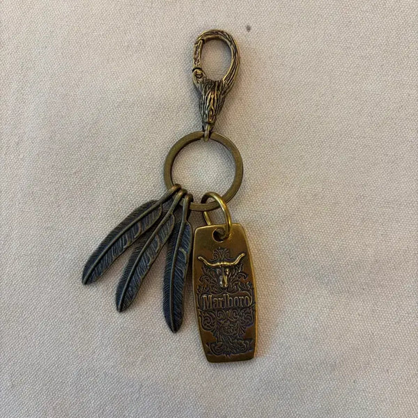 [BUNJANG] Togom Native Feather Vintage Keyring / 토곰 네이티브 페더 빈티지 키링