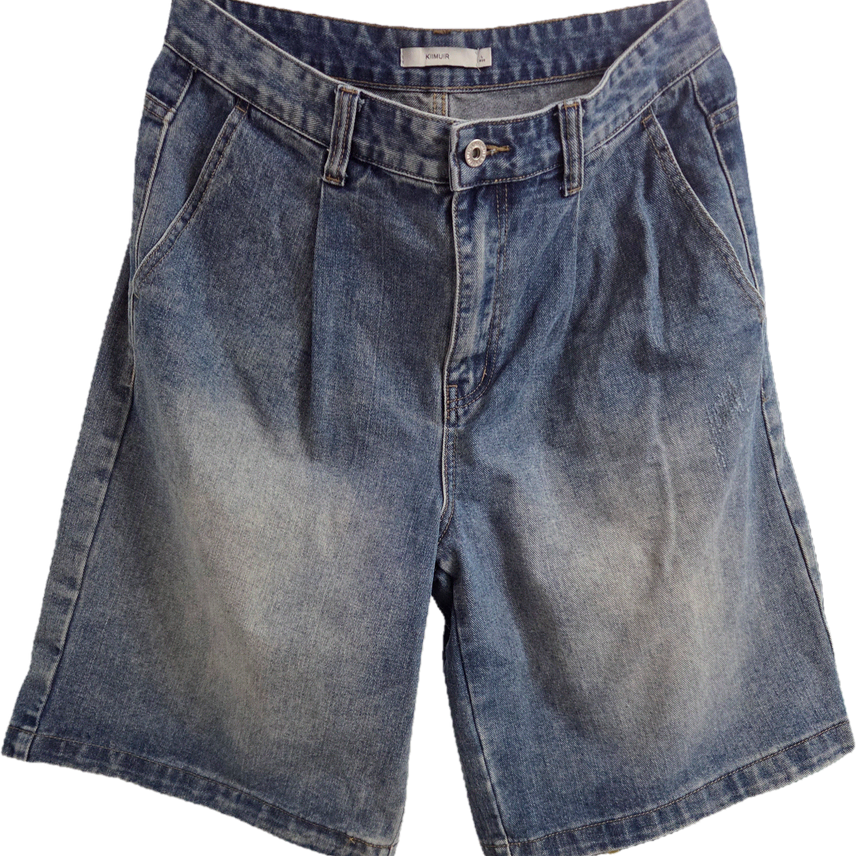 [BUNJANG] KIMUIR Bermuda Denim Pants Dust Blue L Size / 키뮤어 버뮤다 데님 팬츠 더스트블루 L사이즈