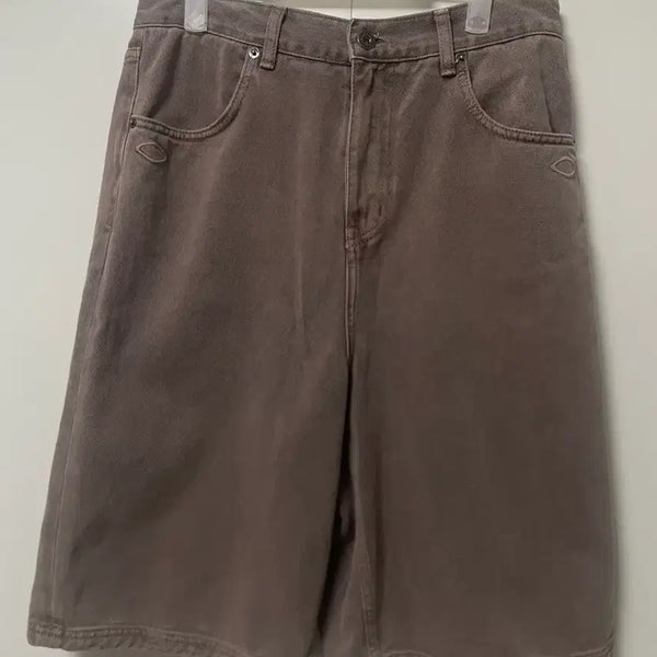[BUNJANG] Mischief Bermuda Pants Rose Brown / 미스치프 버뮤다 팬츠