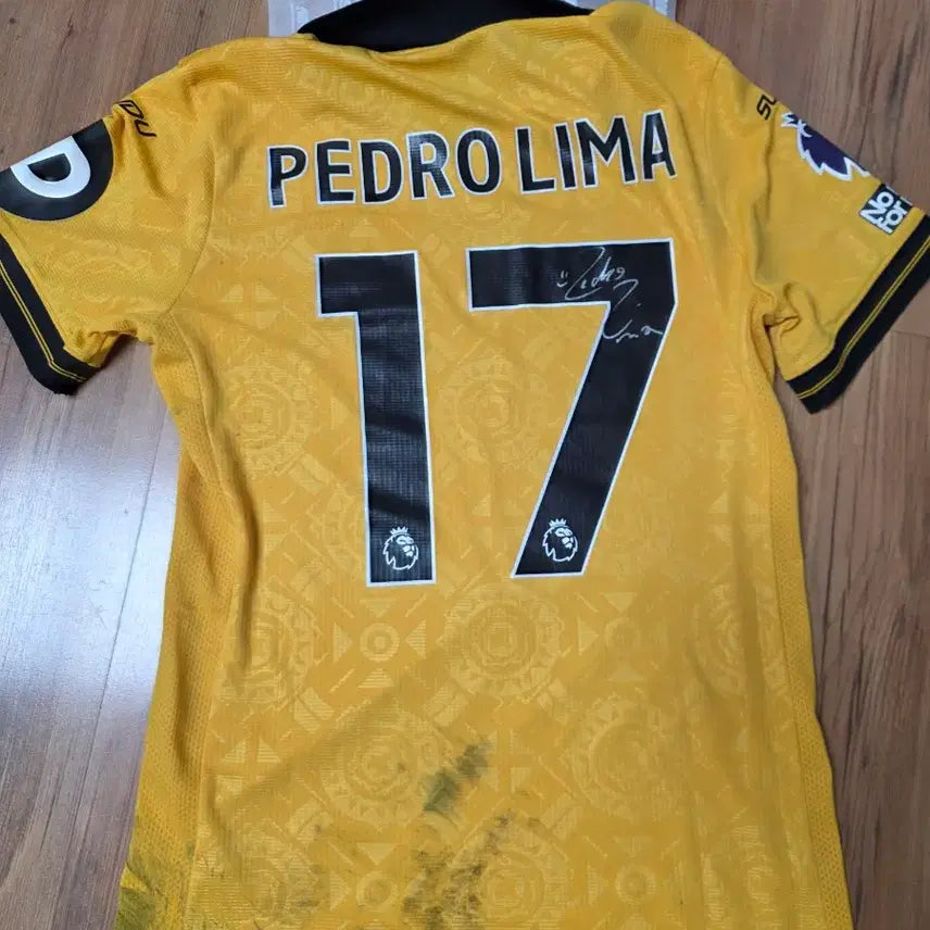 [BUNJANG] Wolverhampton Wanderers Pedro Lima Match-Worn Signed Jersey / 울버햄튼 페드로 리마 매치원 실착 싸인 유니폼