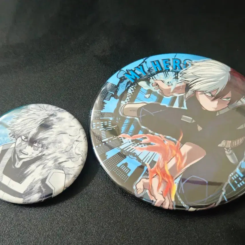 [BUNJANG] Shoto Todoroki 2-Type Tin Badge Bundle / 토도로키 쇼토 캔뱃지 일괄