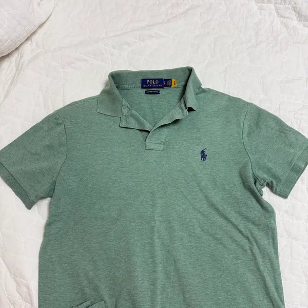 [BUNJANG] Polo Ralph Lauren Custom Slim Fit Polo Shirt S Mint / 폴로 랄프로렌 커스텀 슬림핏 카라티 S 민트