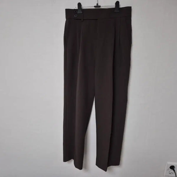 [BUNJANG] DEEF HOUSE Brown Wide Slacks 29 Inch / DEEF HOUSE 브라운 와이드 슬랙스 29인치