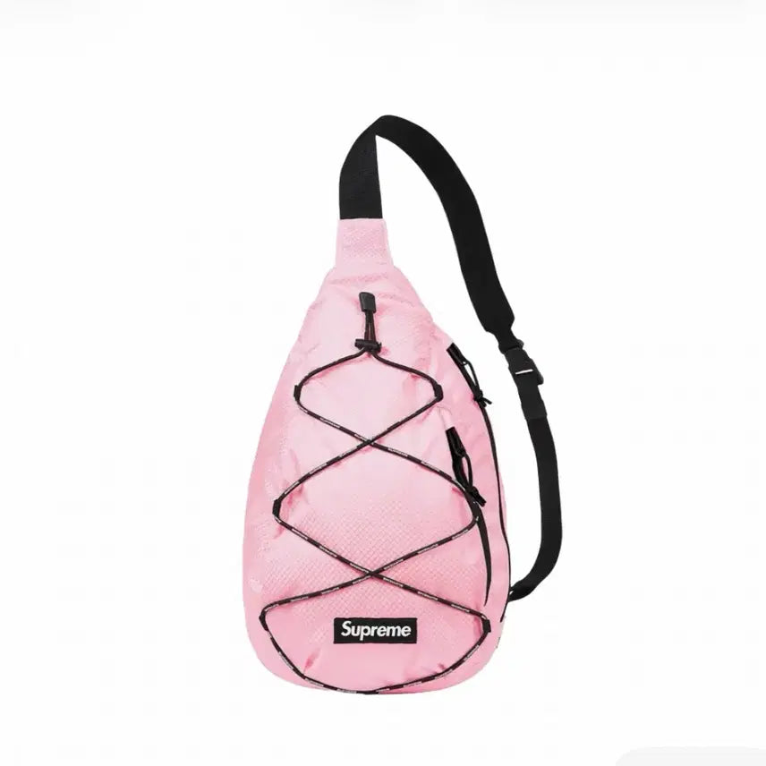 [BUNJANG] Supreme 22SS Sling Bag Pink / 슈프림 슬링백 핑크 숄더백 백팩 22SS