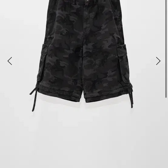 [BUNJANG] ETCE Camo Zipper Cargo Shorts / (M) ETCE 백 지퍼 카고 반바지 (카모)
