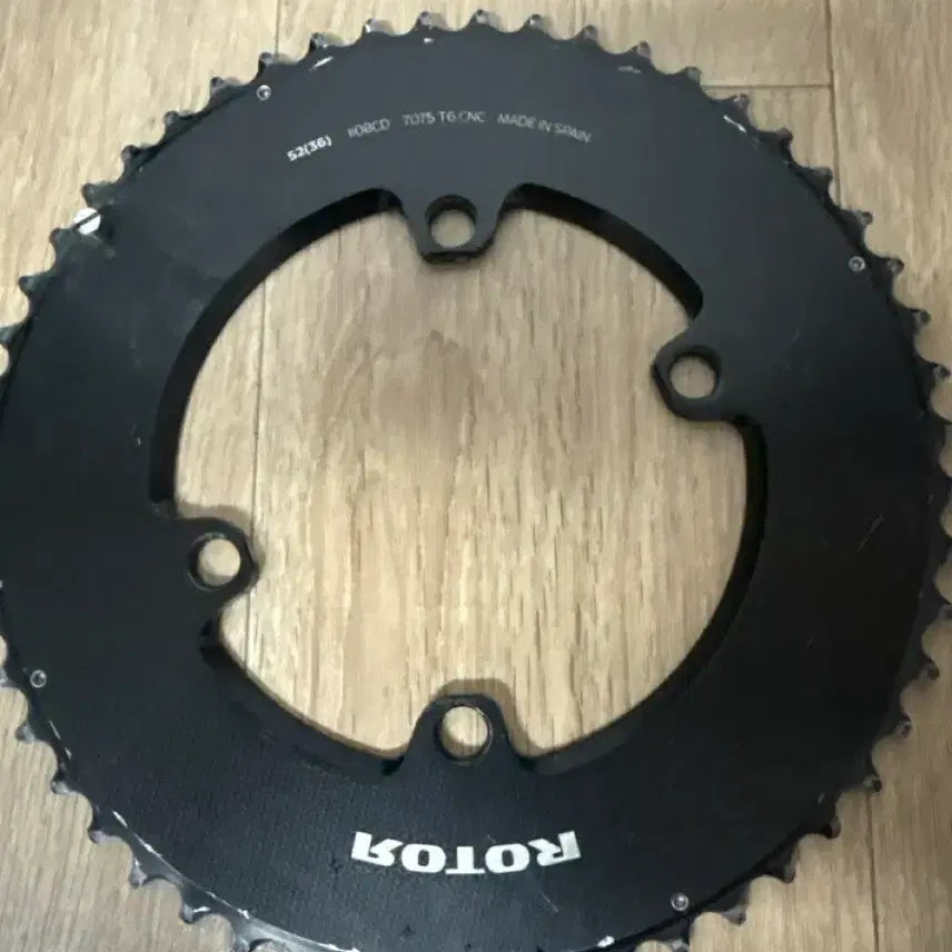 [BUNJANG] Rotor 52T Chainring 110 BCD for Road Bikes / 로터 52t 체인링 110bcd 로드용