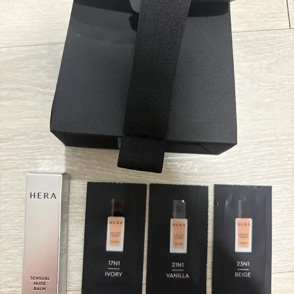 [BUNJANG] Hera Nudebalm Burji + Silky Stay Foundation 3ml Set / 헤라 누드밤 버찌+ 실키스테이파운데이션3ml 증정