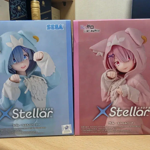 [BUNJANG] Re:Zero Sega Rem & Ram Figure Set (Sealed) / 미개봉) Re: 제로 세가 렘 람 피규어 세트