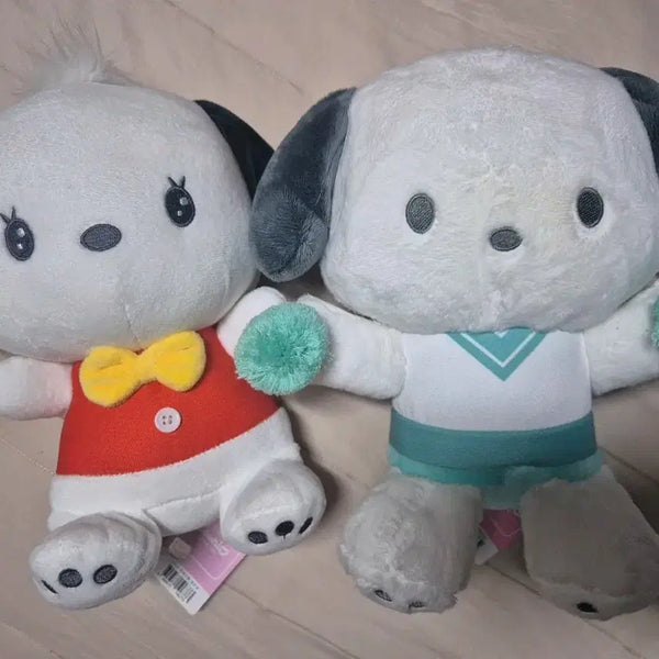 [BUNJANG] Sanrio Pochacco Plush Doll Set / 산리오 포차코 봉제인형 2개 세트(새상품)