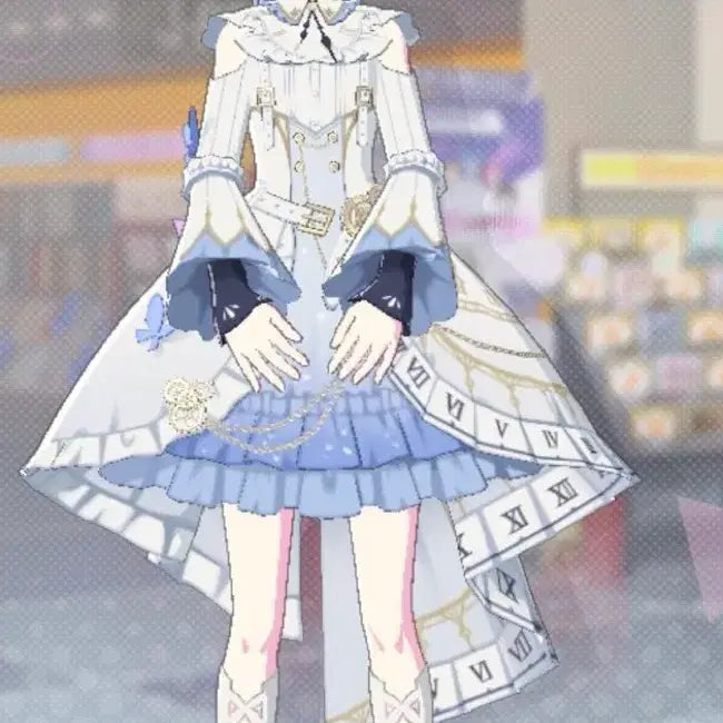 [BUNJANG] Project SEKAI 25 O'Clock NighTune Kanade Wedding Hair Cosplay Set (Excluding Shoes) / 프세카 25시 니고 3주년 카나데 의상 신발제외 풀셋판매(웨딩해어 가발)