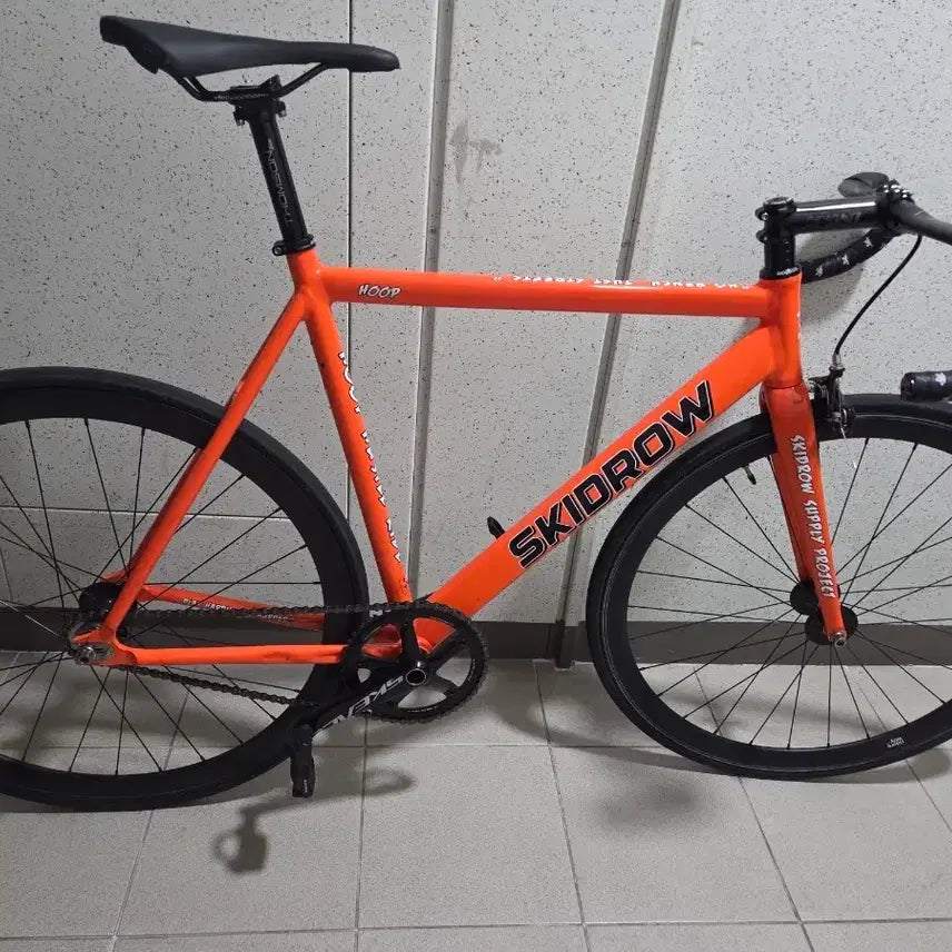 [BUNJANG] SKIDROW Pixie Bicycle Orange / 스키드로우 픽시 자전거 오렌지 색상