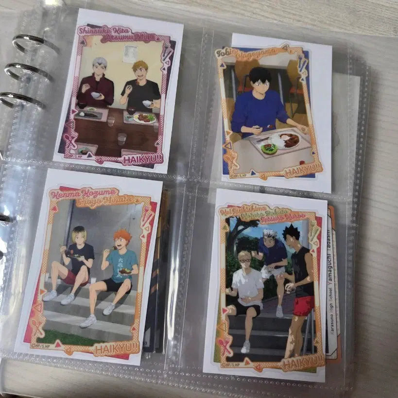 [BUNJANG] Haikyuu!! 'Let's Eat Well!' Series Clear Card / 하이큐 ver.잘 먹겠습니다! 시리즈 클리어 카드