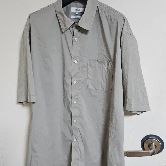 [BUNJANG] MUSINSA Relaxed Fit Nylon Short Sleeve Shirt / 무신사 릴렉스드 나일론 반팔셔츠 (718