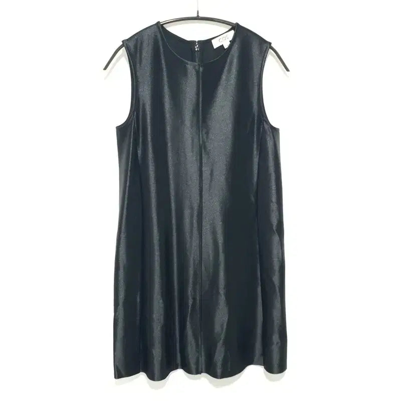 [BUNJANG] COS Sleeveless Paneled Satin Dress / 코스 민소매 패널드 새틴 원피스 XS_S2563