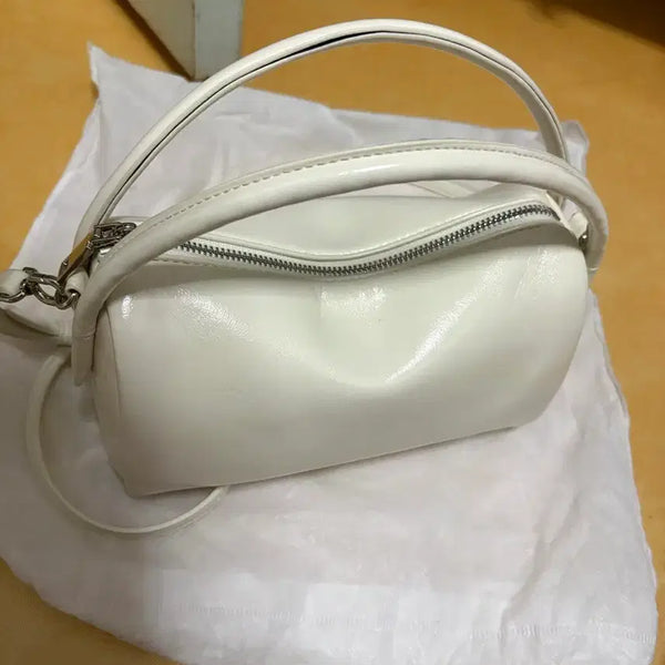[BUNJANG] Mini Tote Bag with Clover Keychain / 미니 토트백